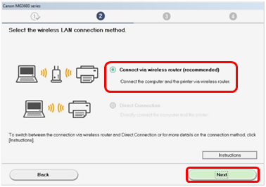 PIXMA MG3650 Wireless Connection Setup Guide - Europe